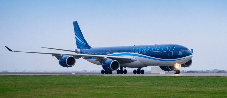 AZAL Airbus A340-500 ұшағы